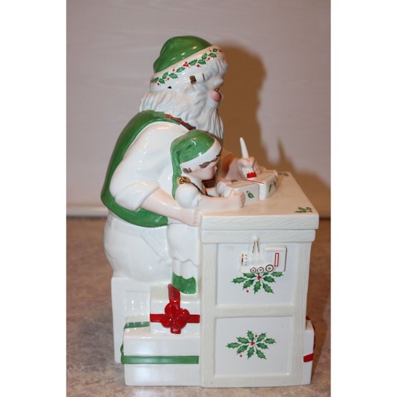 Cookie Jar - Santa's Workbench by Lenox - Picture 2 of 10